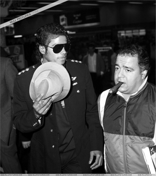 Michael at Heathrow Airport 1985