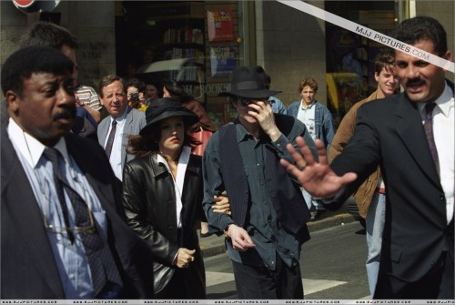 05 Sep 1994, VERSAILLES, ILE DE FRANCE, France --- Michael Jackson with his wife Lisa-Marie Presley 